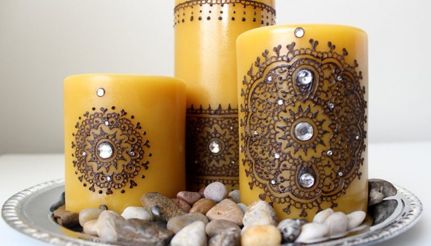 henna candles