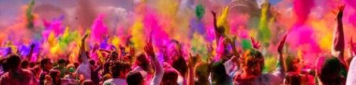Holi 2018 Festival of fun, laughter and joy with splash of color