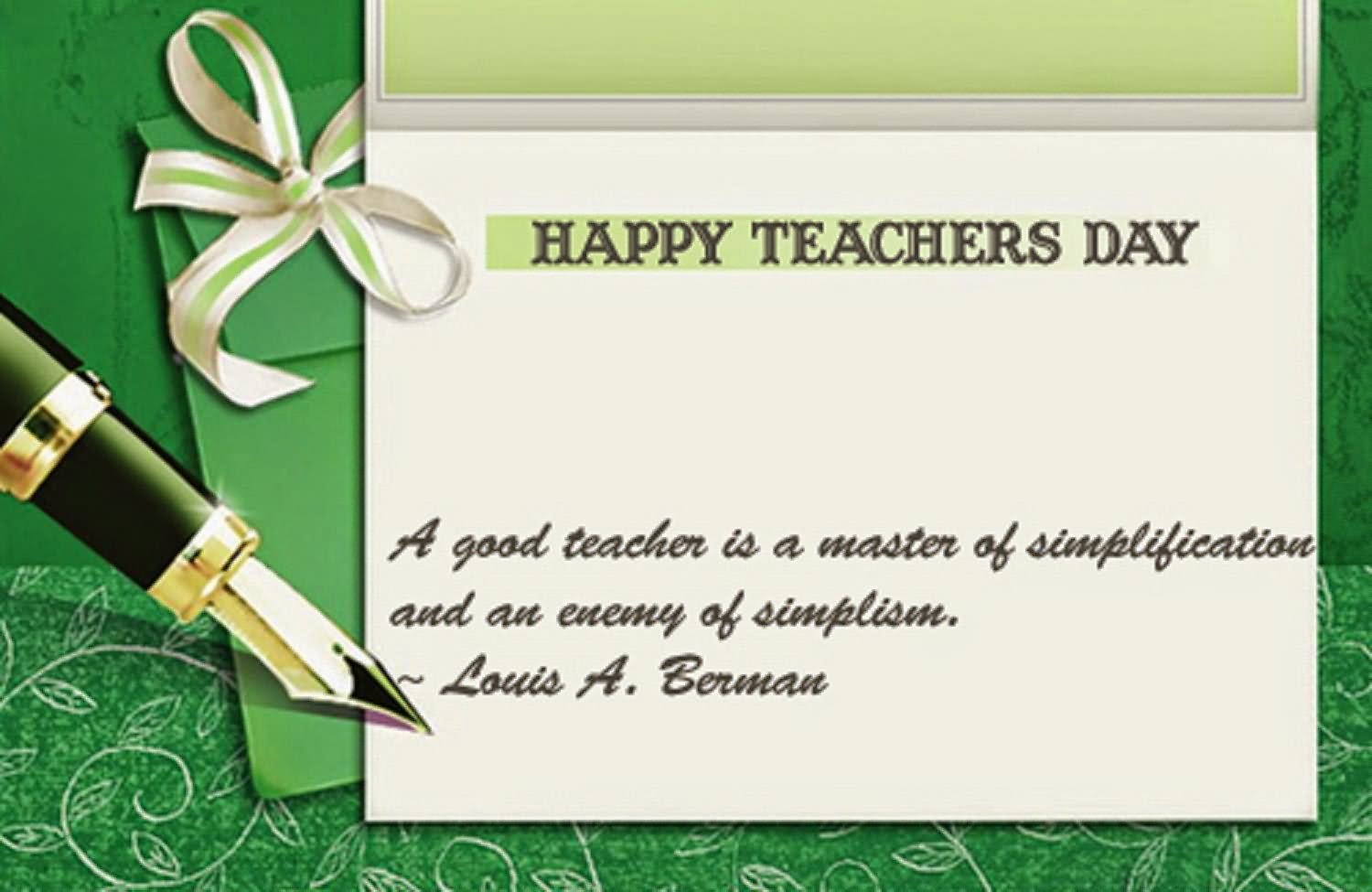 Messages to Write on Teacher’s Day Card